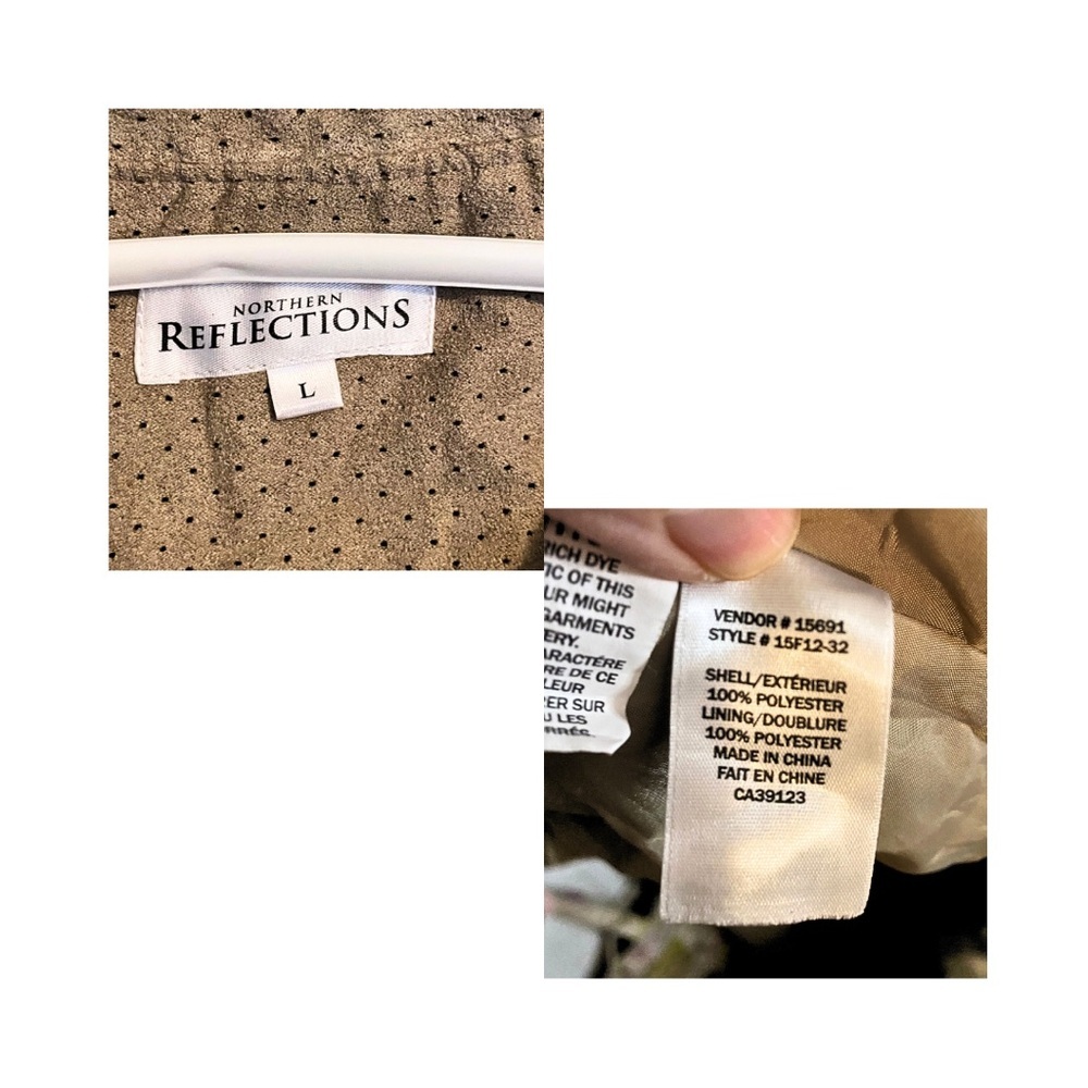 2for$15🌸-Northern Reflections Perforated Jacket - Picture 3 of 7